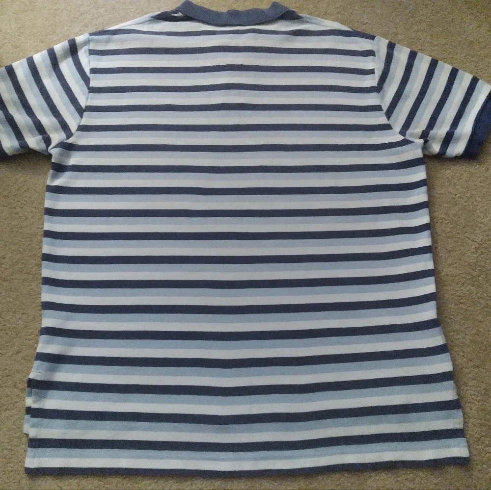 Polo by Ralph Lauren Striped Polo Preppy Y2K Office‎ Casual Academia Shirt XL